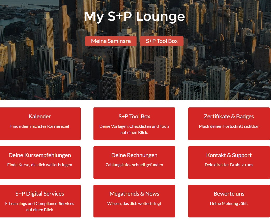 Inside die S+P Lounge – Dein persönlicher Karriere-Hub